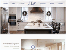 Tablet Screenshot of bellcabinets.com
